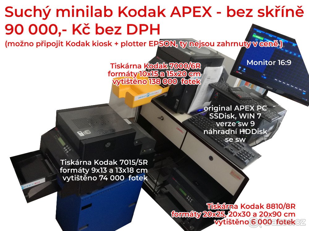 Termosublimační fototiskárna Kodak 8810 na fotky formátu A4 - 3