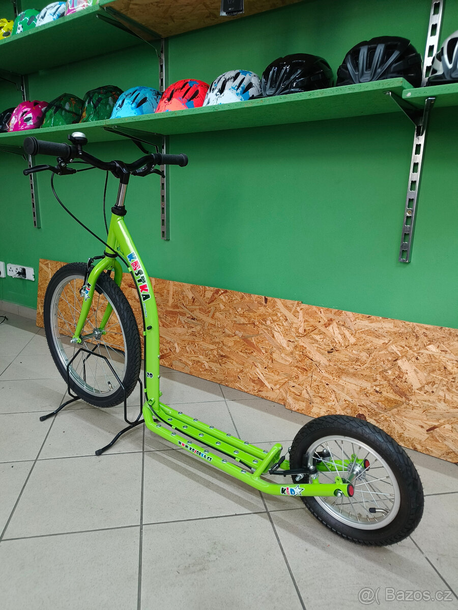 Dětská koloběžka Kostka Kid maxi 2 zelená NOVÁ - 3