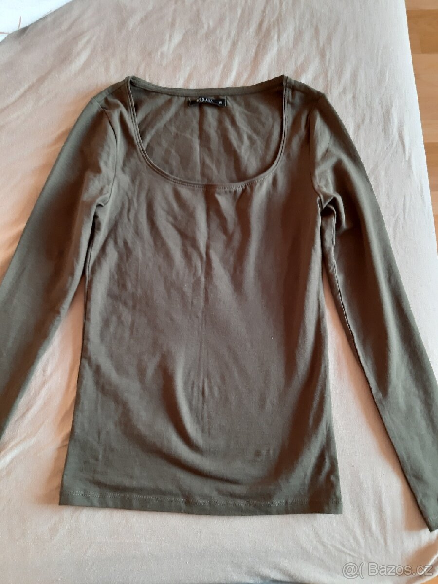 Nové tričko/top s dlouhým rukávem Mohito, vel. XS - 3