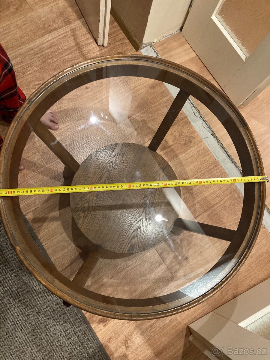 Funkcionalistický kulatý konferenční stolek Kropáček - 3