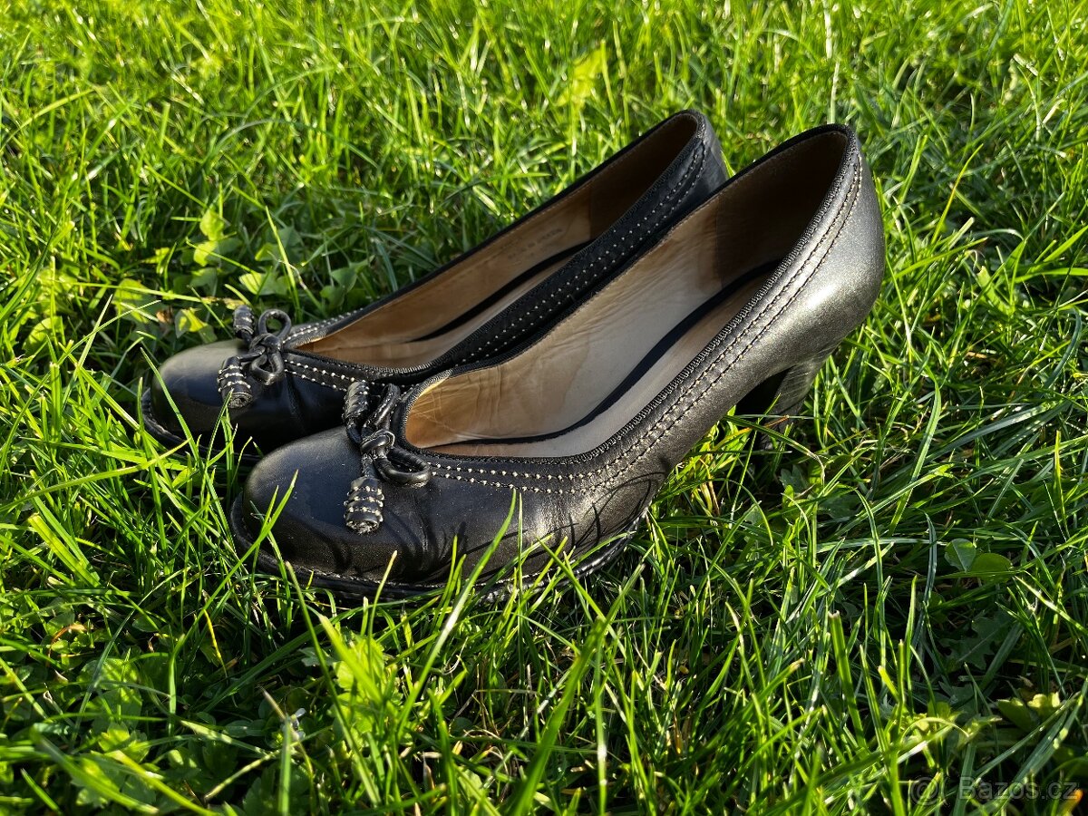 Kožené lodičky vel 37 - 3