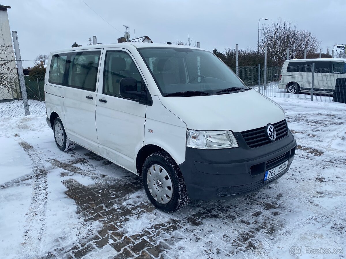 VW Transporter T5 1.9tdi 9-míst 2009 NOVÁ STK - 3