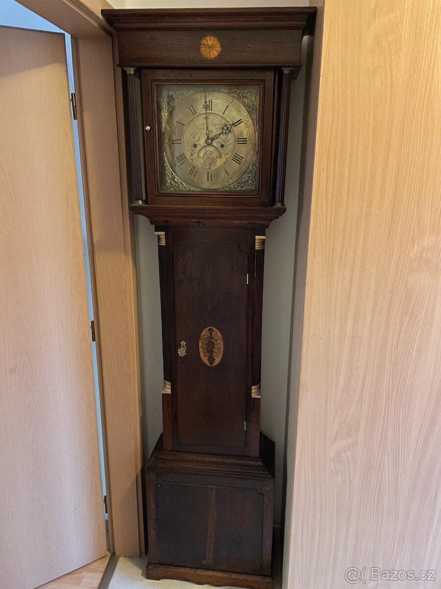 Barokní podlahové, lunární hodiny - 3