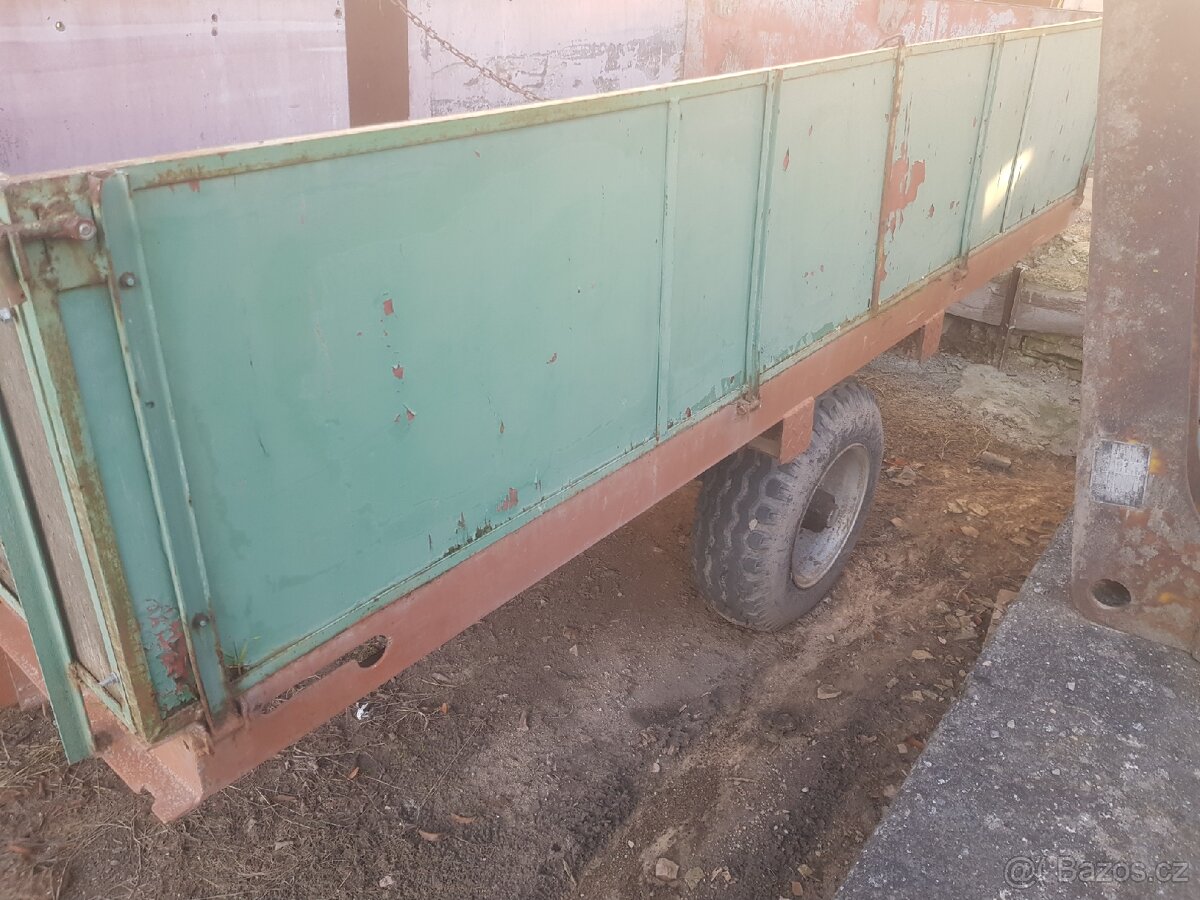 vlek za traktor ,vůz , vlečka , vozík ,kára - 3