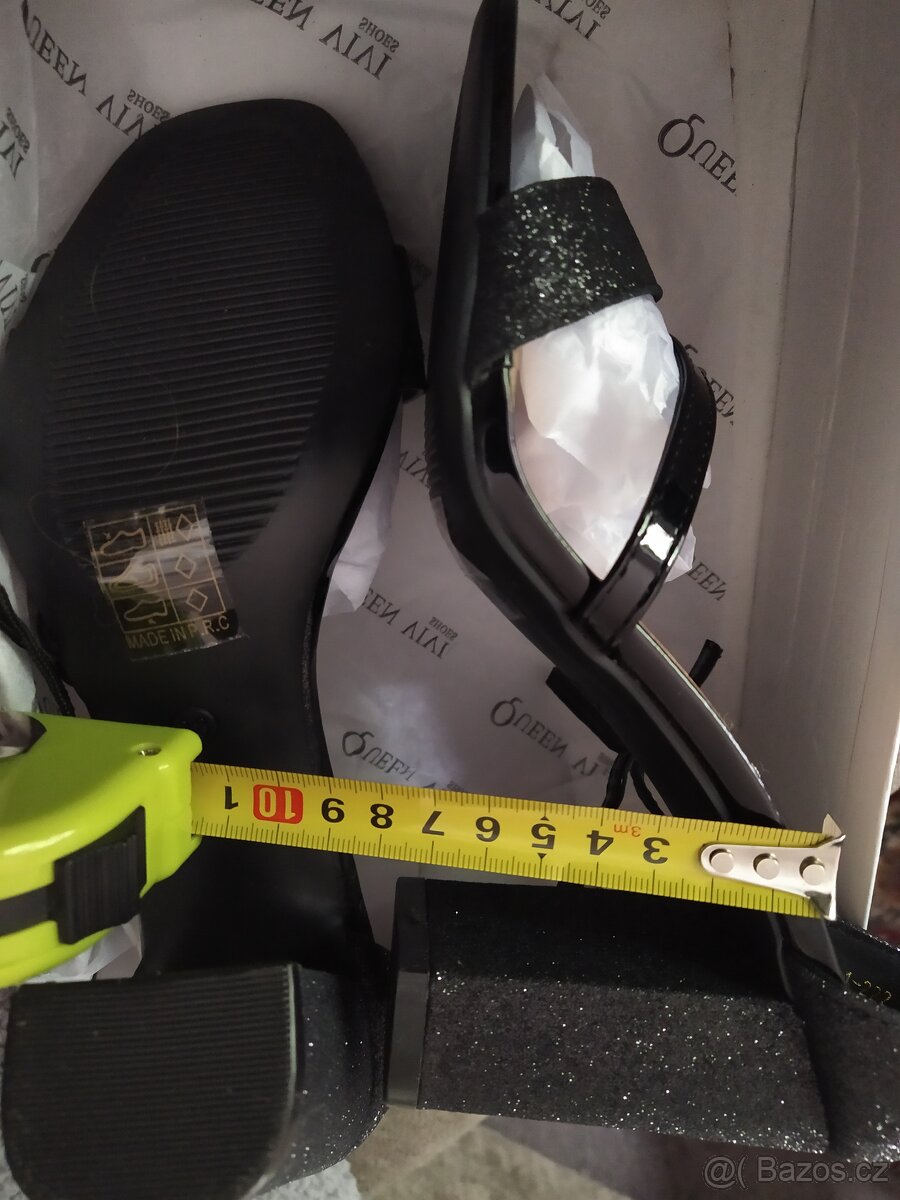 Plesové či společenské páskové sandály - 3