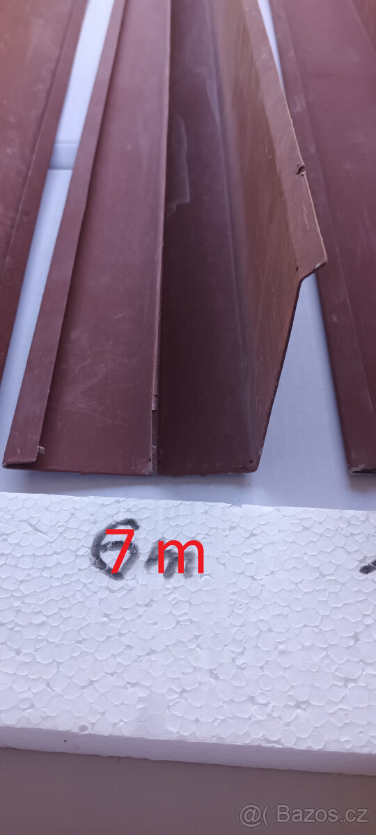 závětrné lišty - plechování na střechu mat. AL - 3