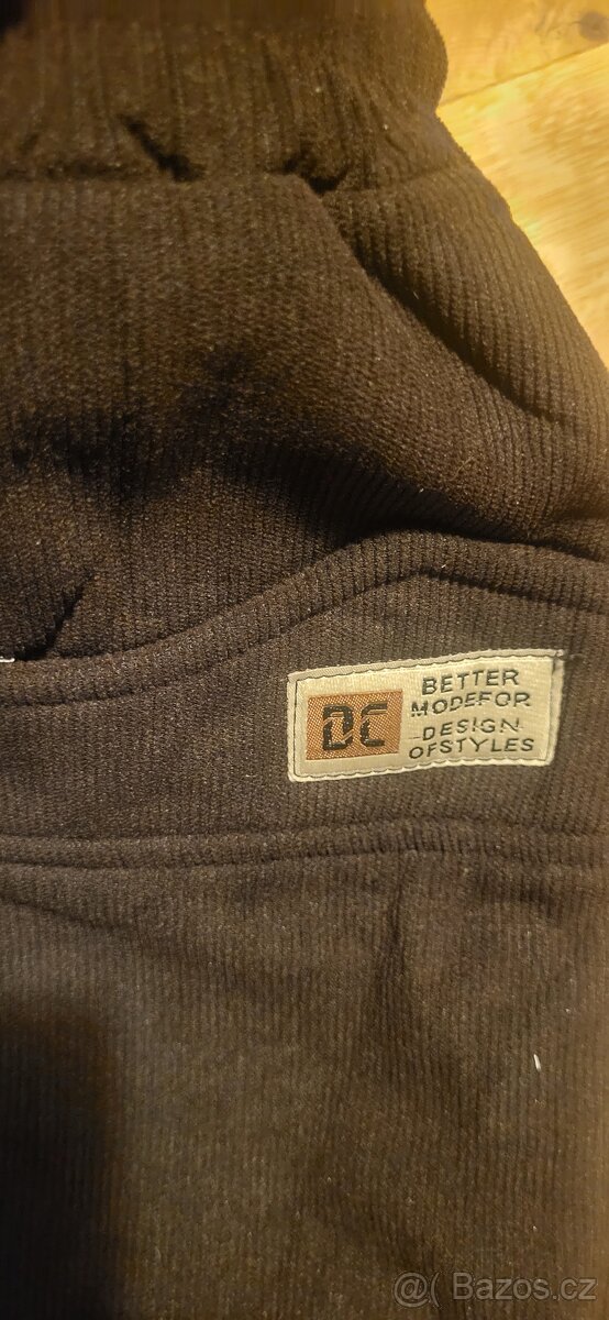 Zateplené kalhoty-teplaky vel S/M- NOVÉ - 3