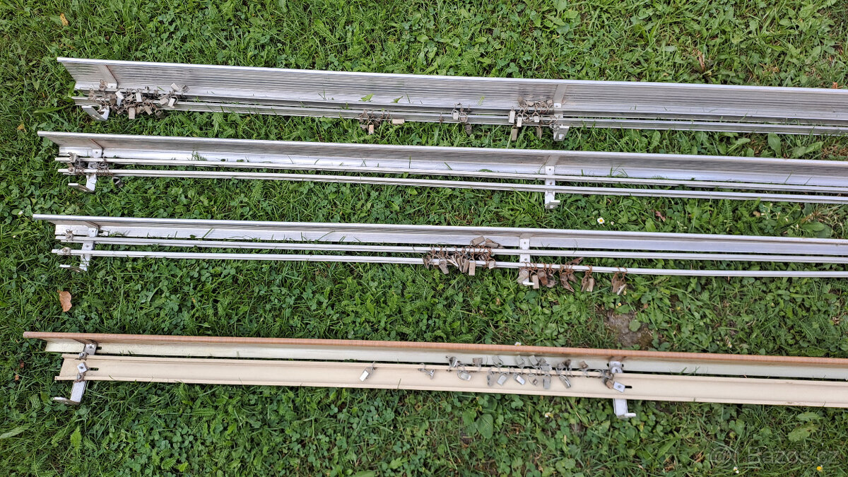 Prodám retro hliníkové garnýže - 3