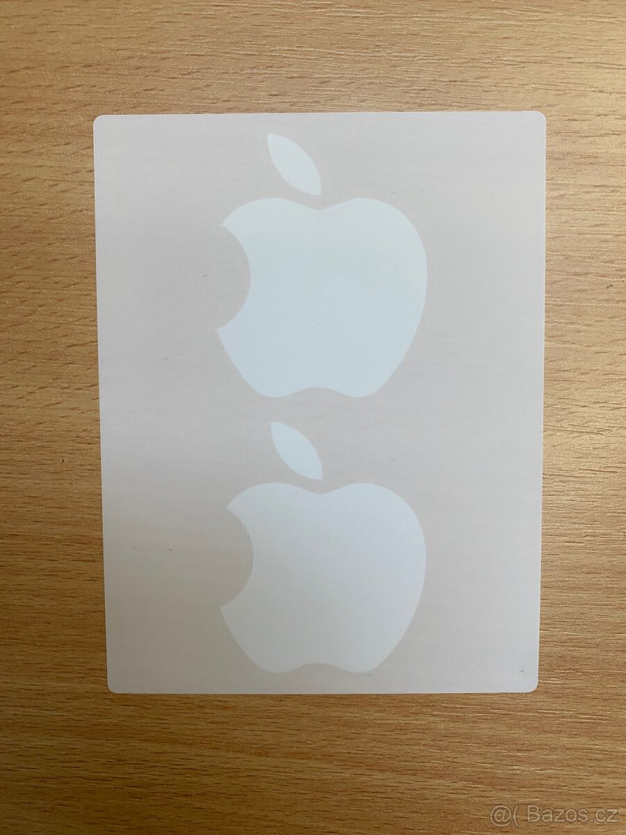Apple Originální Nálepky Bílá Top Stav - 3