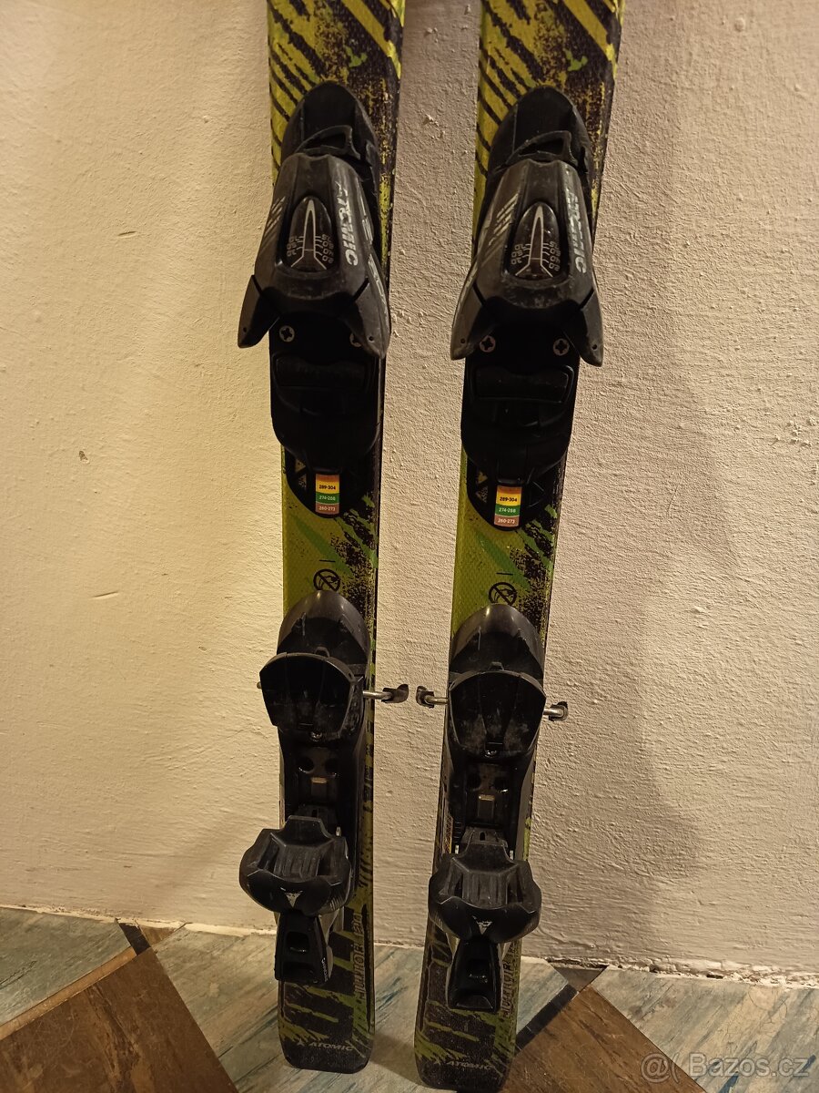 Prodám dětské lyže ATOMIC - 3