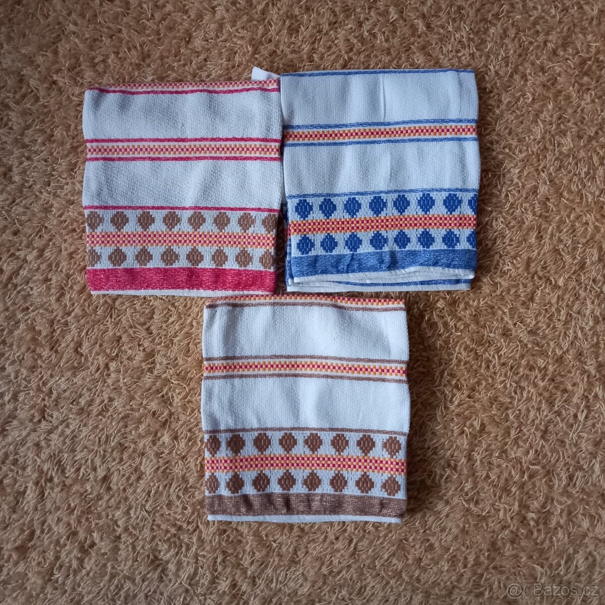 Retro 3x kvalitní utěrky - 3