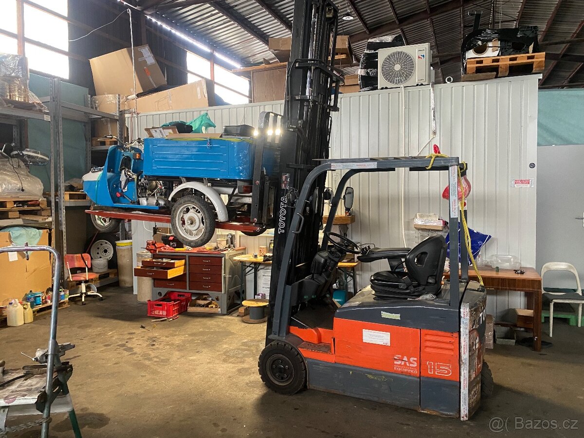 VZV TOYOTA 1,6 t , + BTV bobek s mech úchopy posuv - 3