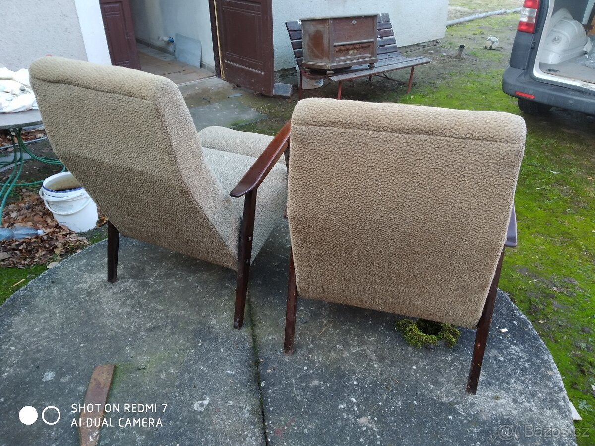 RETRO KŘESLA.CENA ZA PÁR. - 3