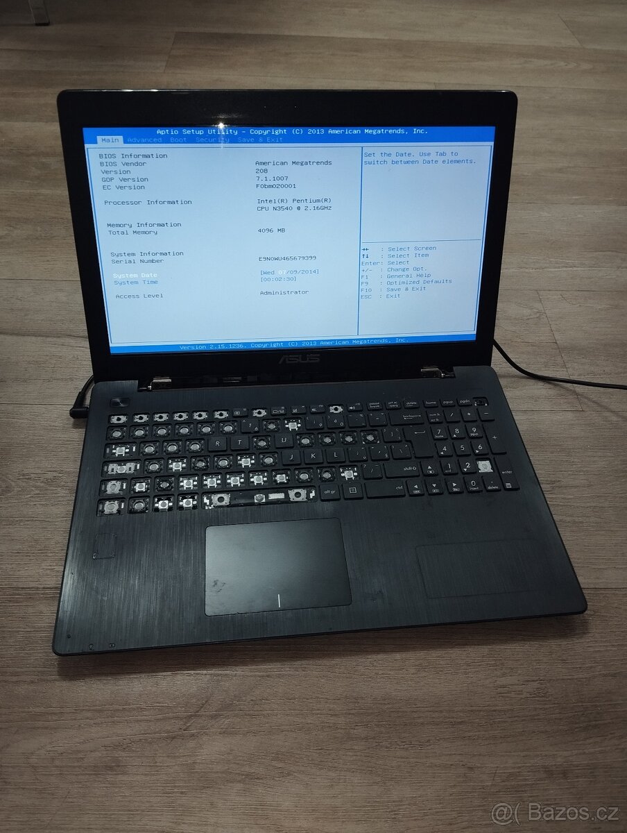 Asus X75A a Asus x553M na dily - 3