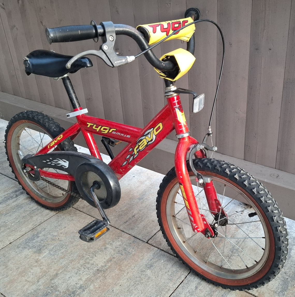 Dětské kolo Ravo Tygr 16" + postranní kolečka - 3