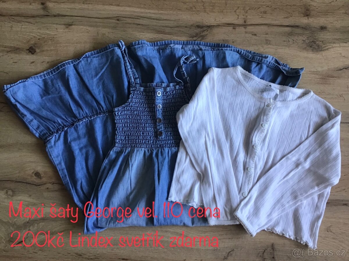 Dívčí šaty a sukně vel. 110 - 3