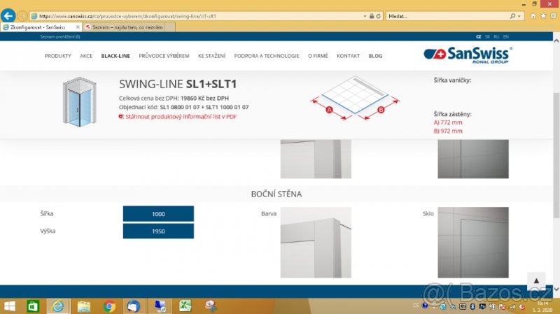 Sprchový kout rohový - 3