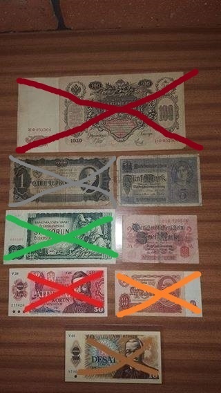 Starožitné bankovky - 3