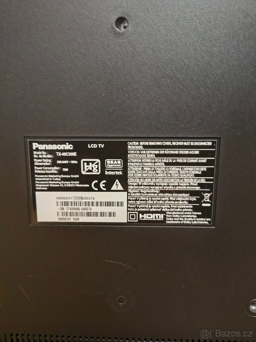 Panasonic TX-40C300E + Set-top box EMOS - 3