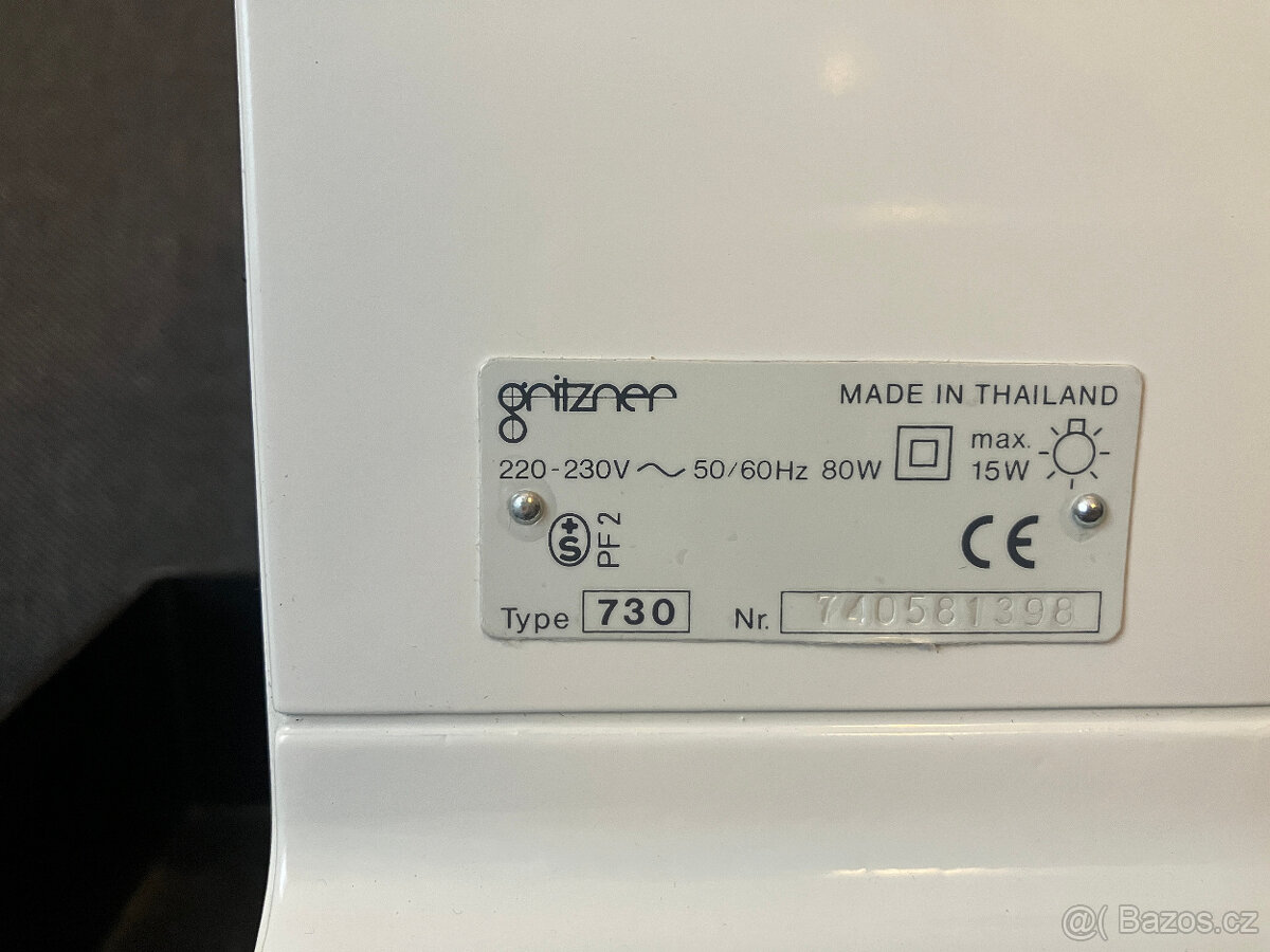 Šicí stroj GRITZNER 1002 - 3