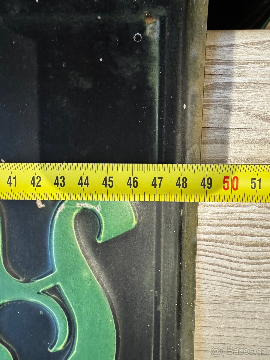 Plechová cedule není originál - 3