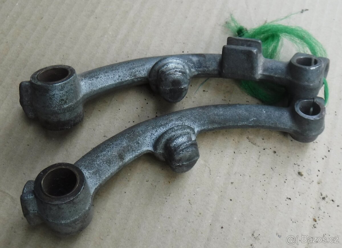 Moped- vidlice,výfuk, zadní vidlice,zapal.,rozeta,vahadla, - 3