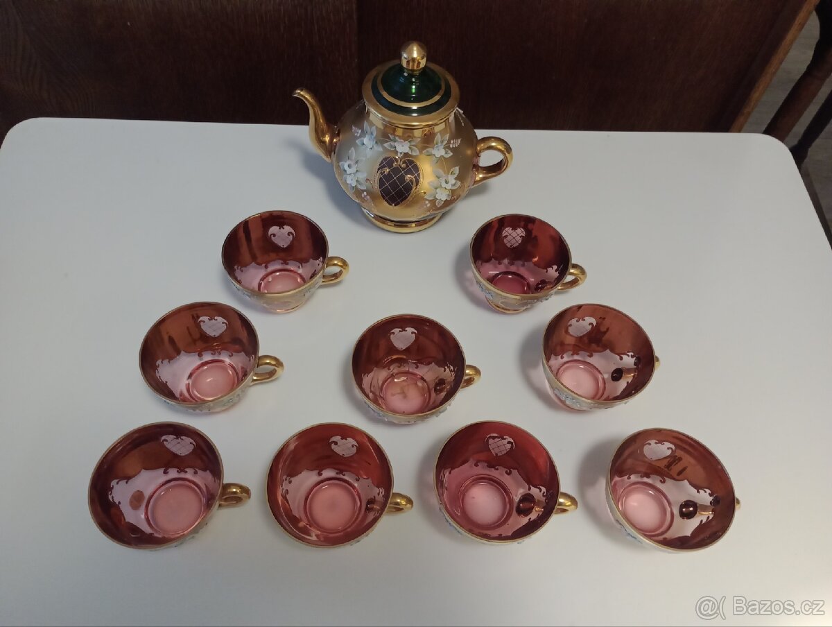 Novoborské sklo sada - 3