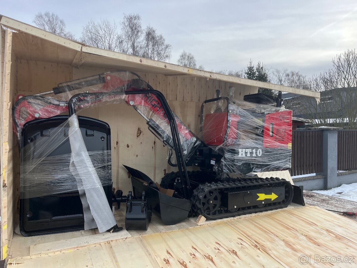 Naftový minibagr HT 1000 1 Tuna - 3