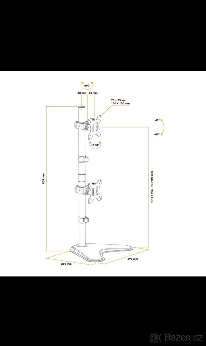 AlzaErgo Arm D25BV - 3