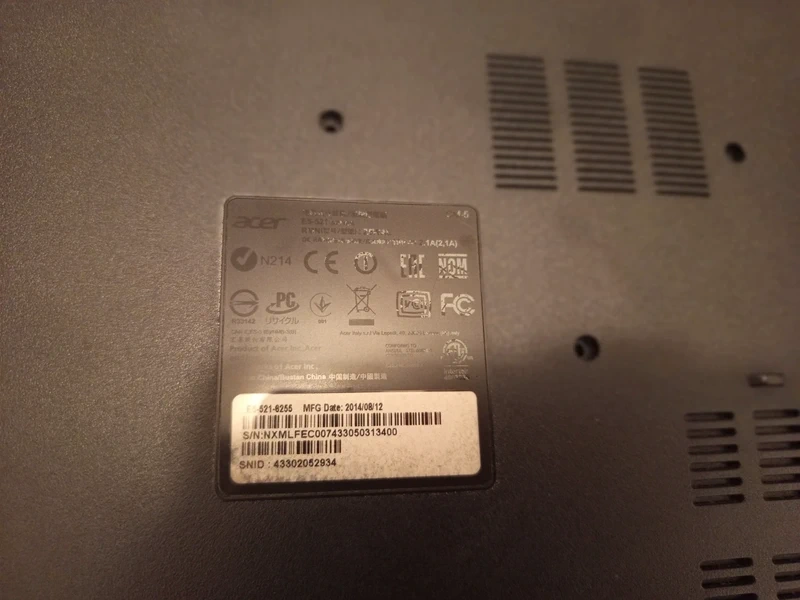 Notebook Acer Aspire E5-521 - 3