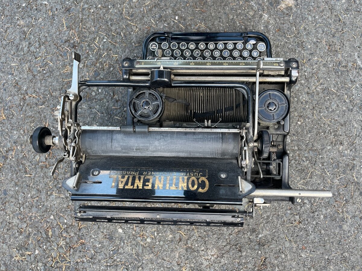 Psací stroj Continental Justin Löschner, Prague 30.léta - 3