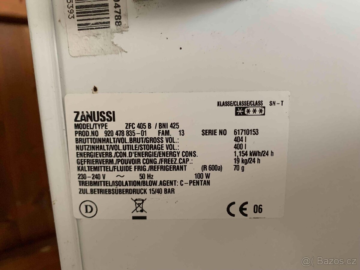 Pultový mrazák 400l - 3