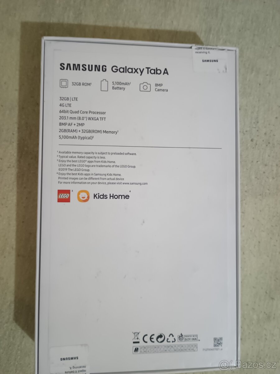 Samsung Galaxy Tab A 2/32GB 8" 4G LTE - 3