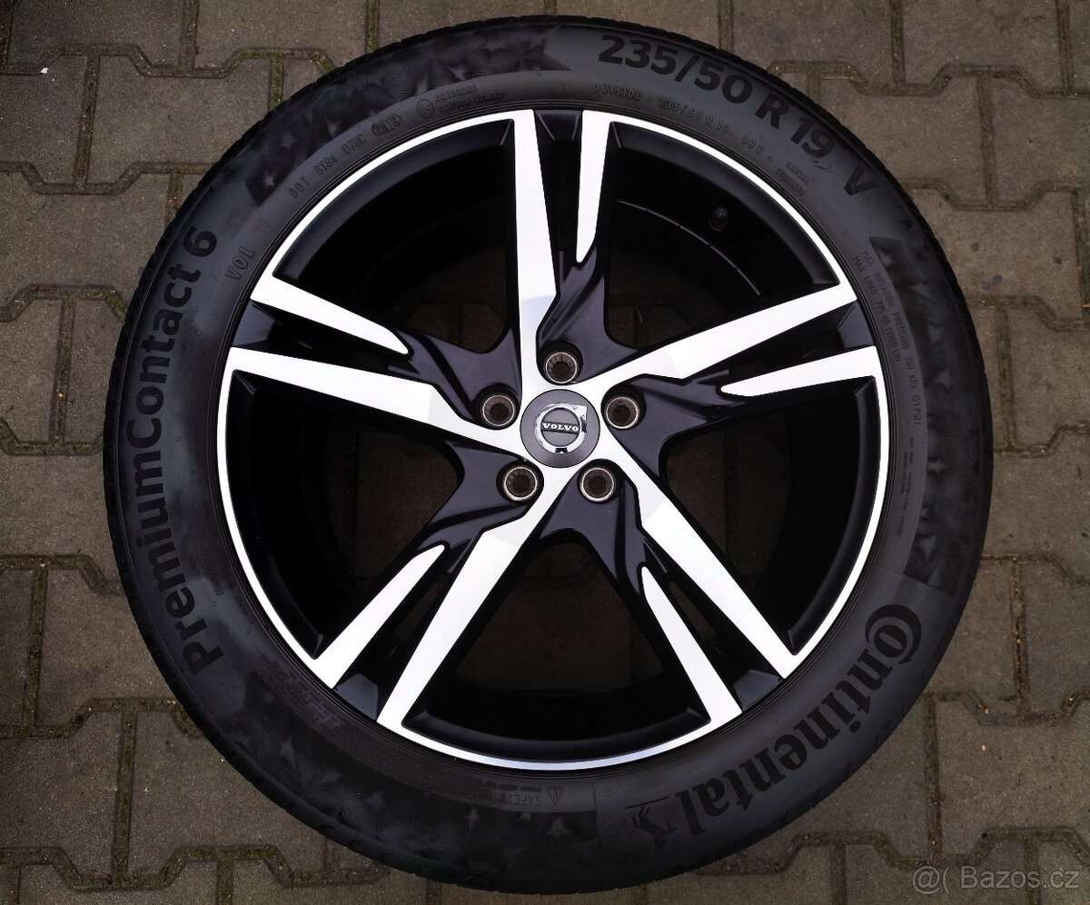 Alu kola originál Volvo XC40, XC60, V90 CC 5x108 R19 - 3