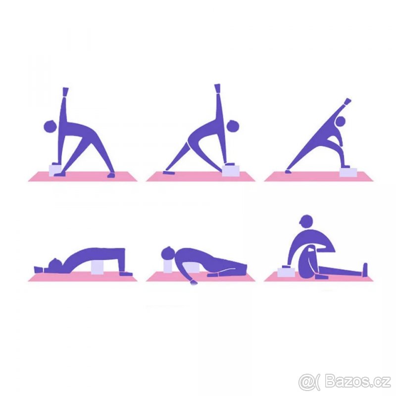 Nové jóga bloky - cihličky oranžové - 3