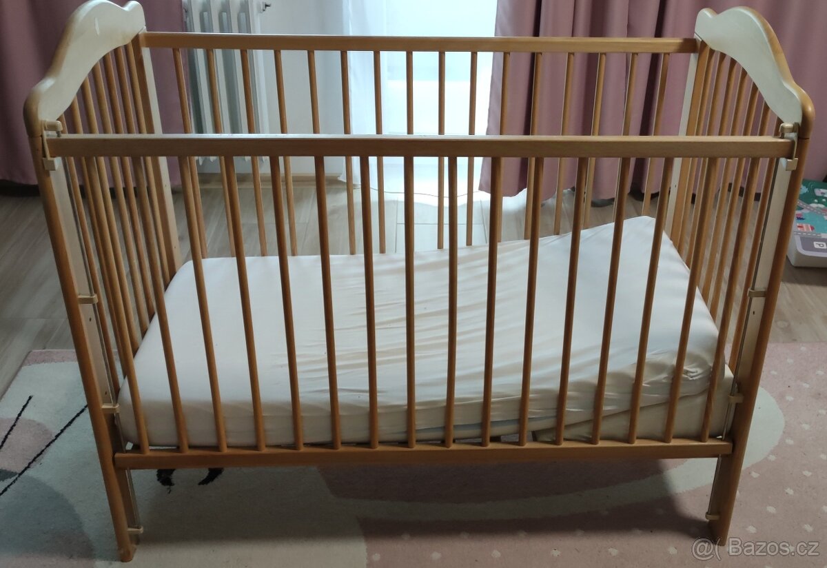 Postýlka s matrací - 3