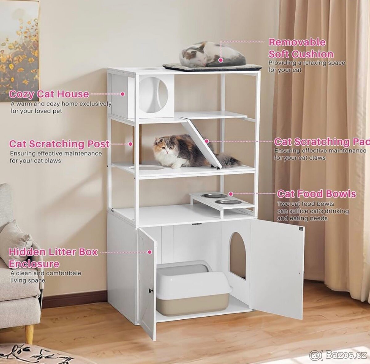 Nový mul6 domek pro kočky - 3