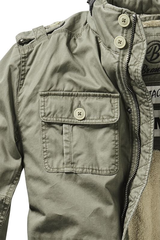 BRANDITT PÁNSKÁ STYLOVÁ KHAKI ZIMNÍ BUNDA S BERÁNKEM 3XL - 3