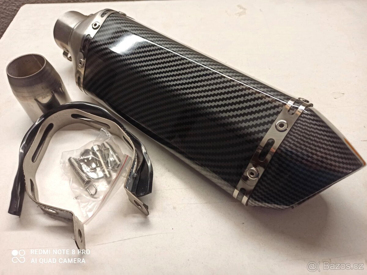 Výfuk karbonový univerzál na všechny moto i skútry - 3