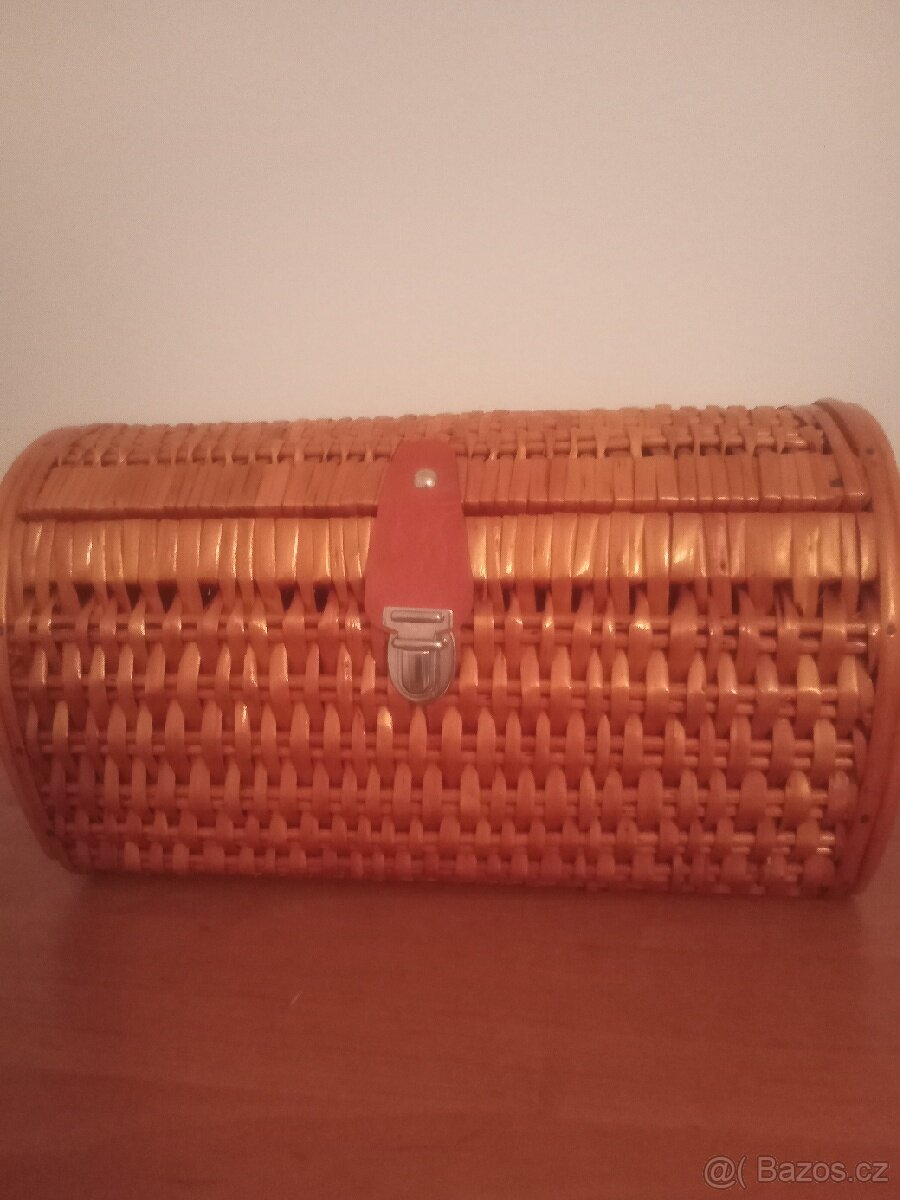 Proutěný košík. 32,5 cm X 16,5 cm - 3