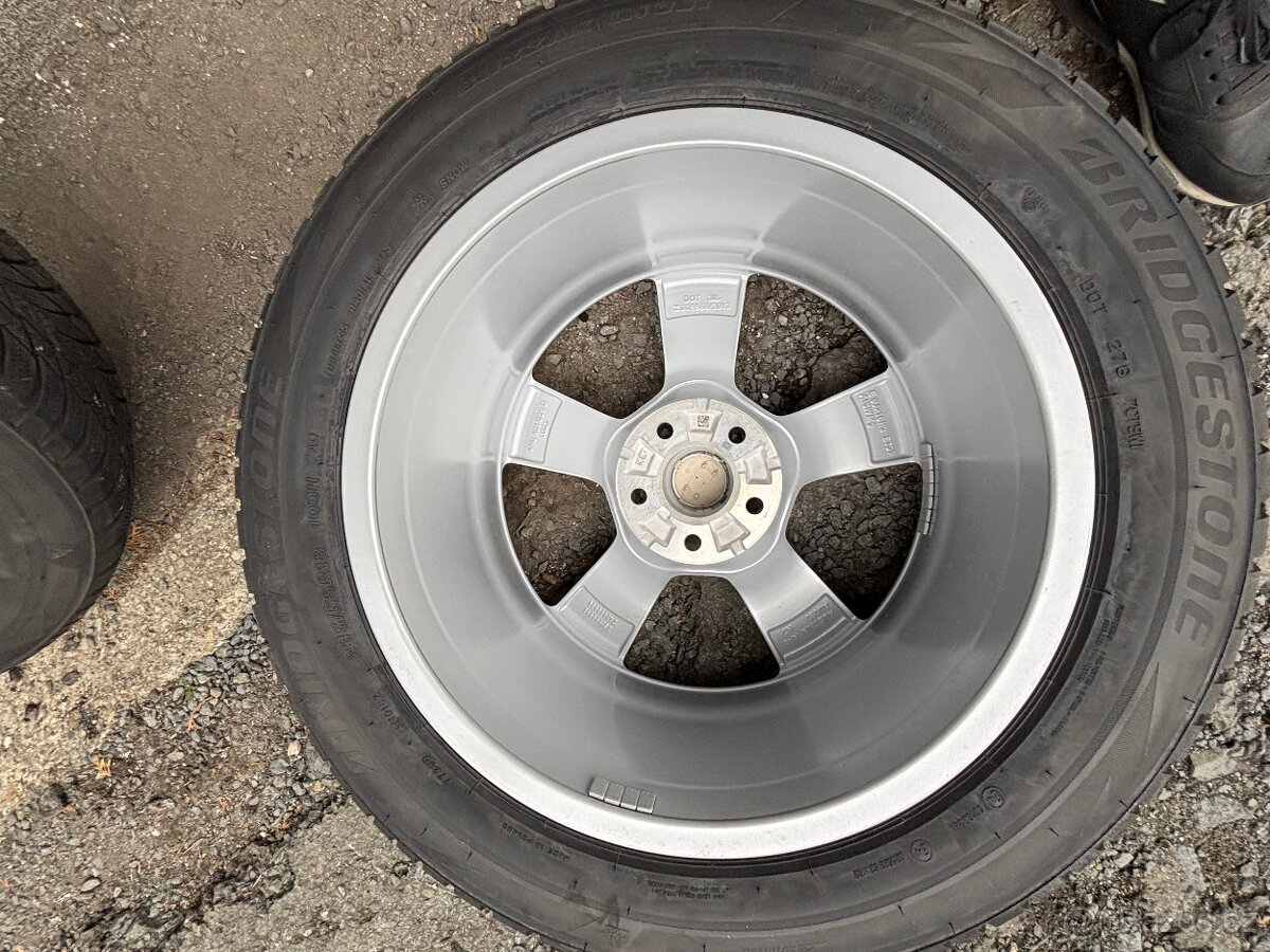 Originální zimní sadu ALU KOL AUDI 5x112+PNEU 235/55 R18 - 3
