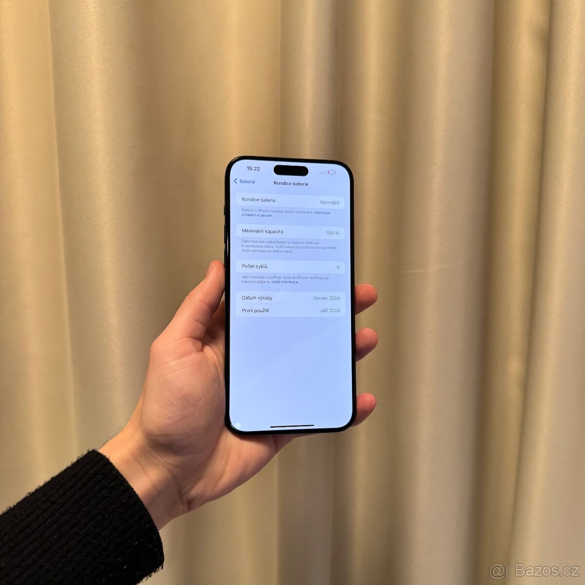 APPLE IPHONE 15 PRO MAX 1TB - MODRÝ TITAN, 100% BATERIE - 3