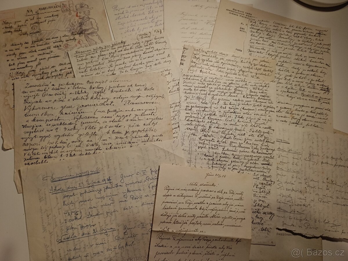 Dopisy, obálky s logy firem a další - 3