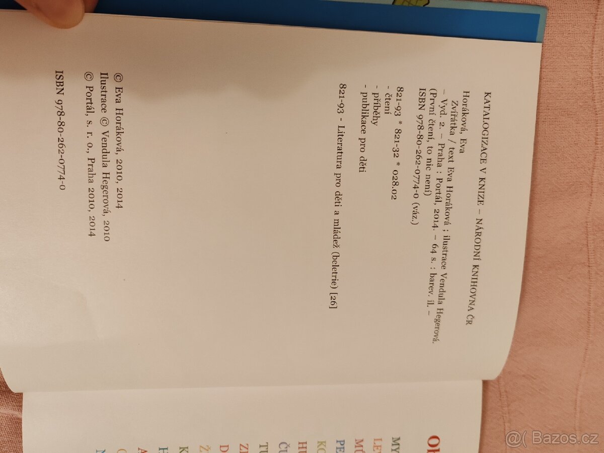 Kniha Zvířátka - První čtení, to nic není - Eva Horáková - 3