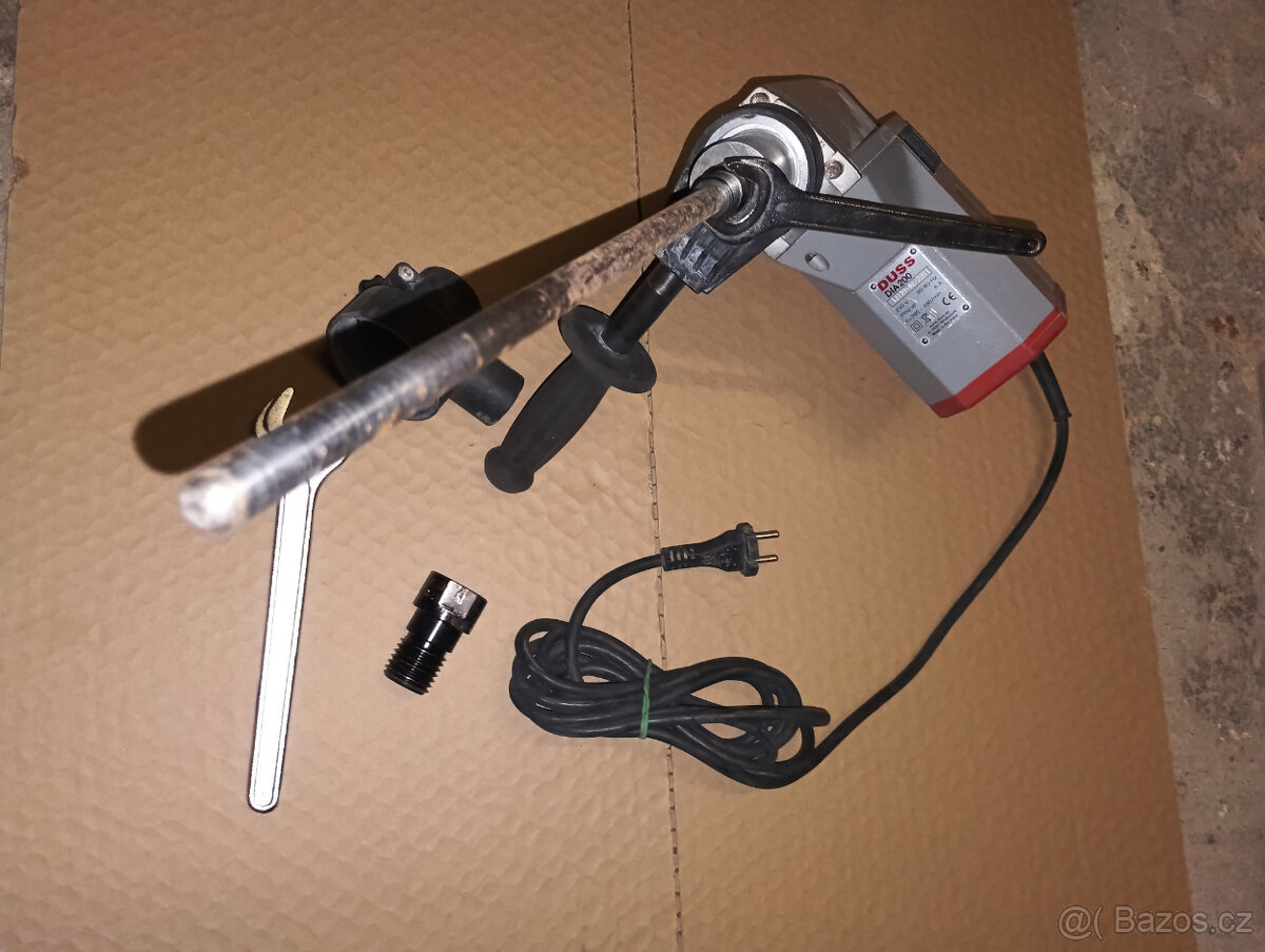 Jádrová vrtačka DUSS DIA 200 pro kamnářství, kominictví - 3