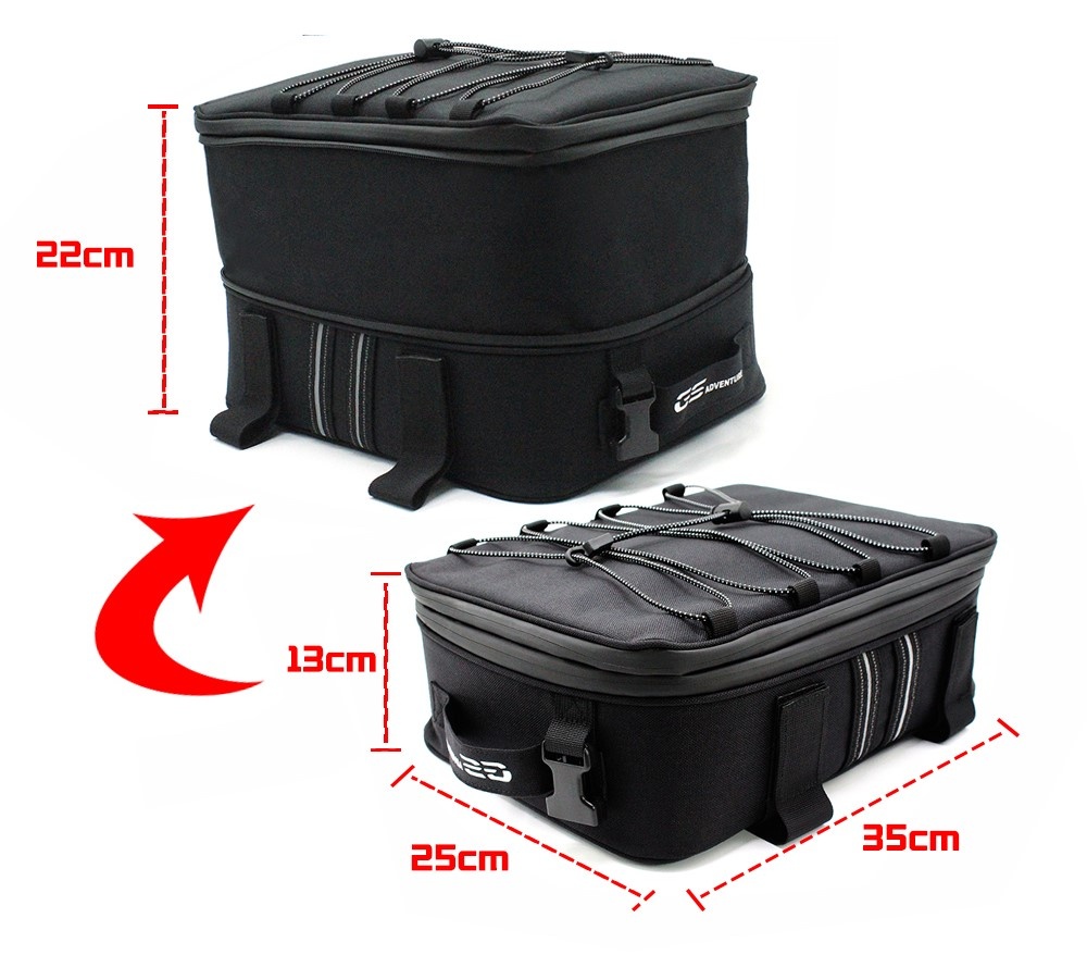 Sada 3 ks Tašky na kufry motocyklu - 3