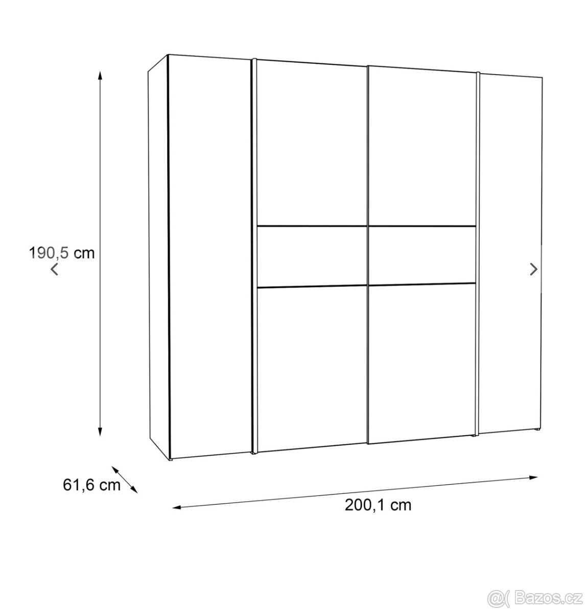 Šatní skříň KALIXTUS - 3