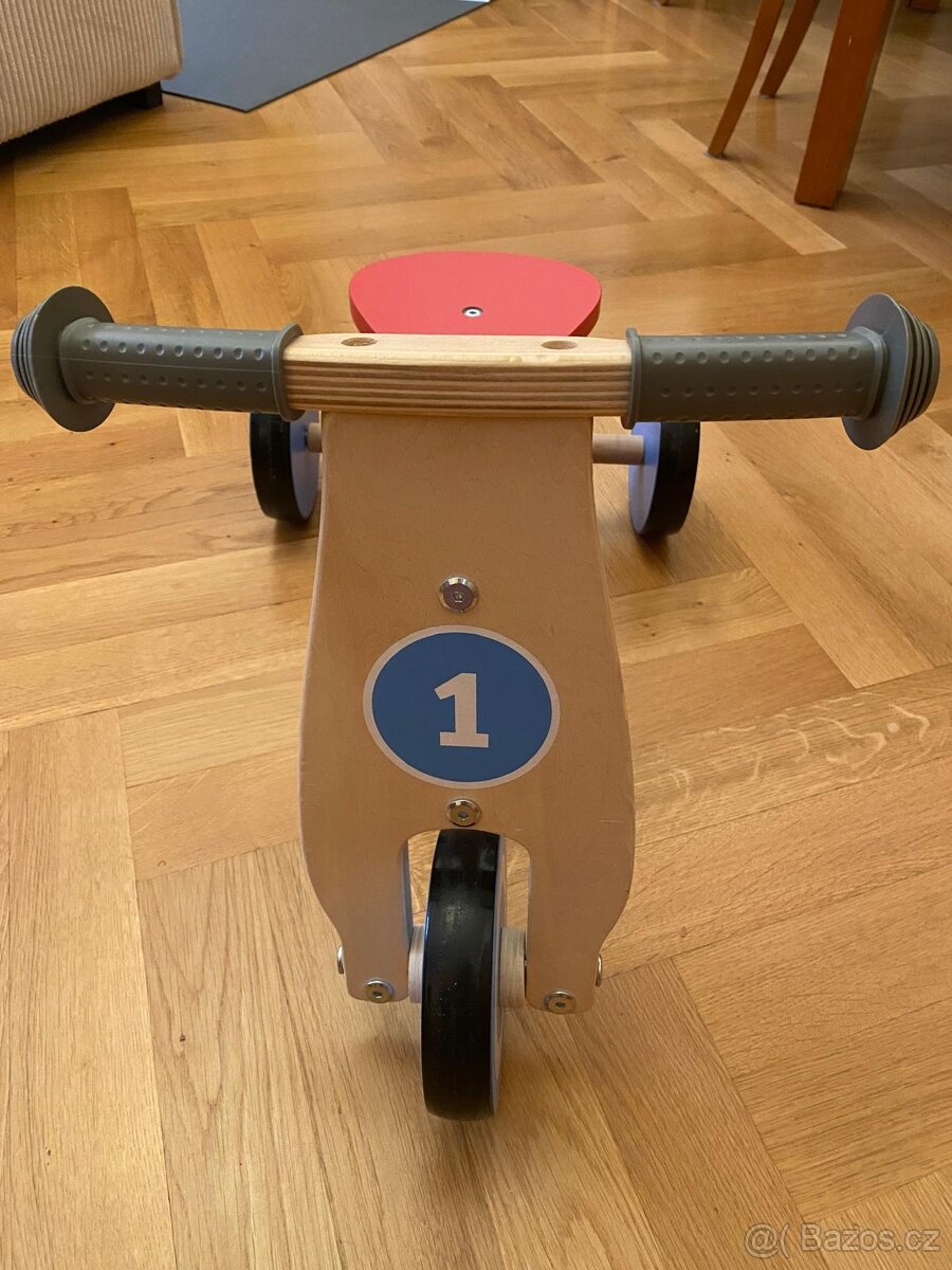 Dřevěné odrazedlo, trikolka - 3