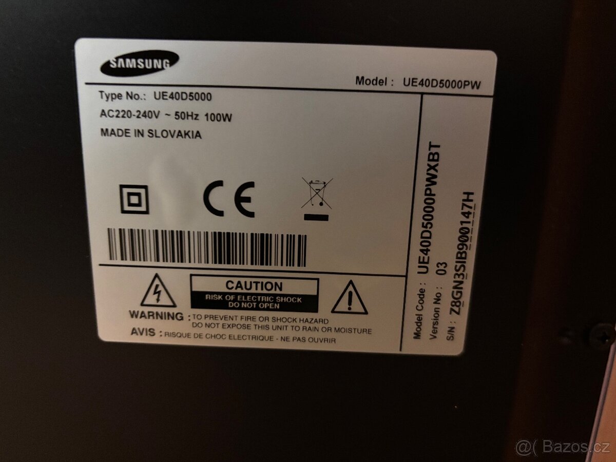 Televizor SAMSUNG, úhlopříčka 40" (101 cm) - 3