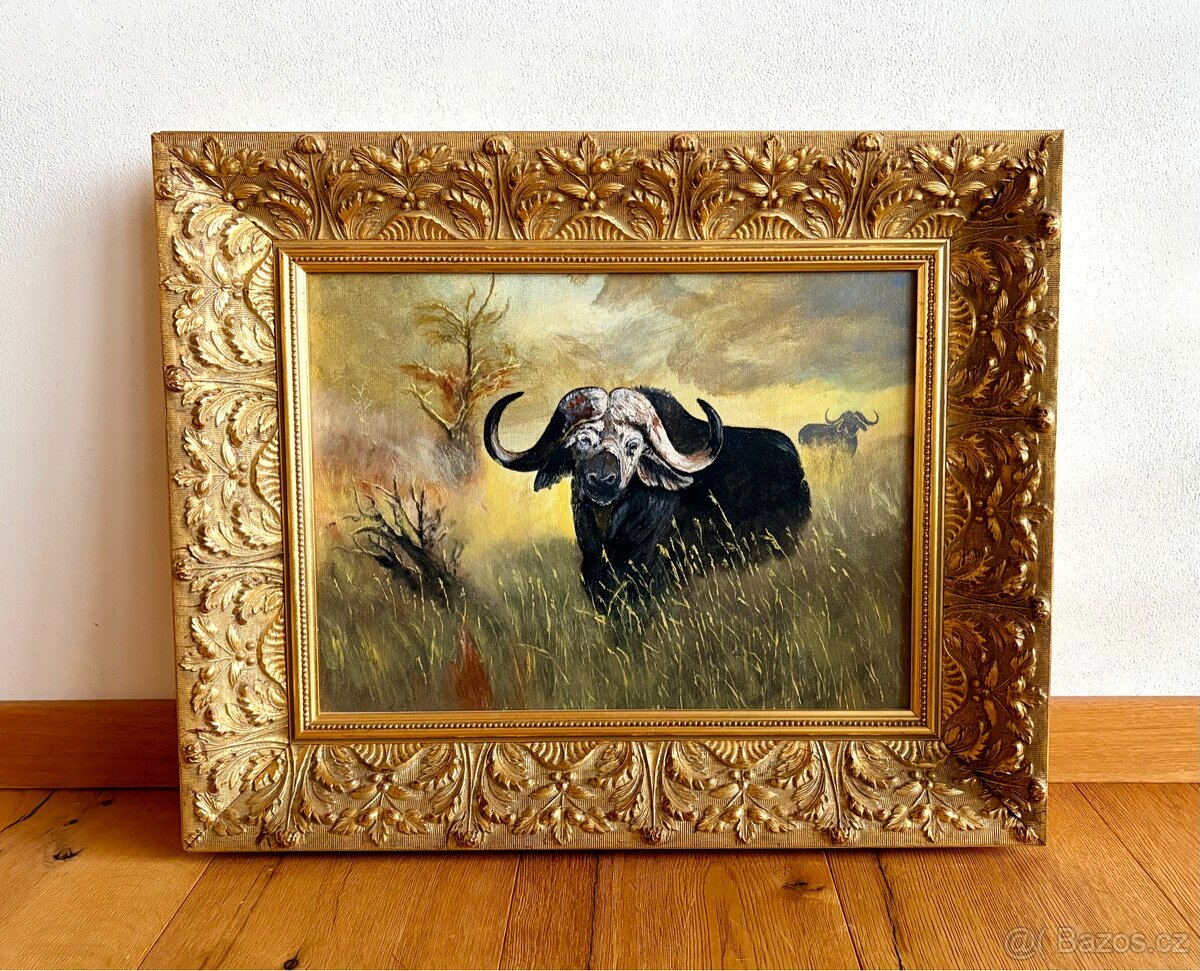 Starý obraz, olejomalba - 3